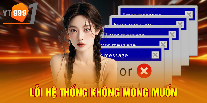 Lỗi hệ thống không mong muốn Lỗi hệ thống không mong muốn